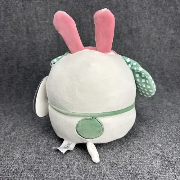 Squishmallows Peanuts Easter Snoopy with Bunny Ears 8 Inch Soft Plush New - Picture 3 of 6